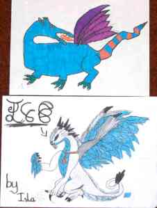 Year 4/5 winning dragon pictures above and below